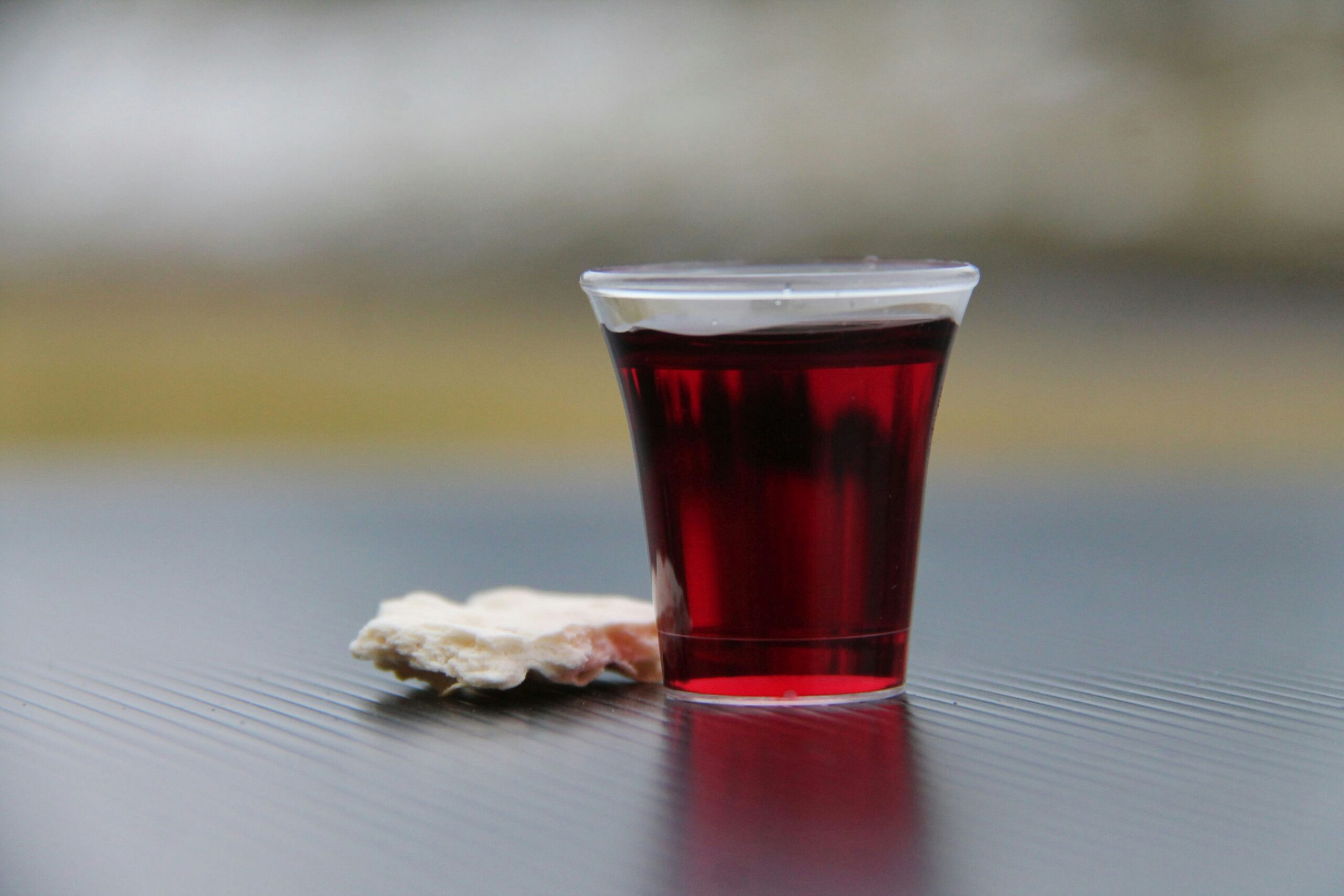Simple bread and wine for the Lord's Supper
